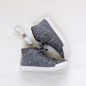 Rag & Bone Standard Issue Italian Wool High-Top Sneakers | Size 44.5 / US 11.5